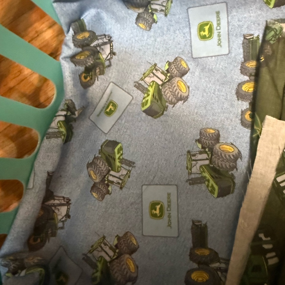 John Deere Green or Blue  Tractor dog bandannas